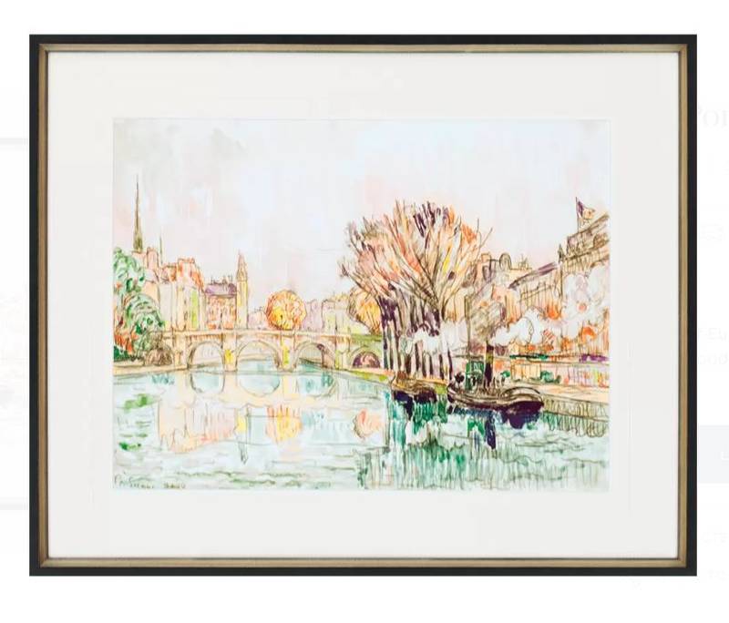 Picture of The Pont Neuf Paris Wall Art