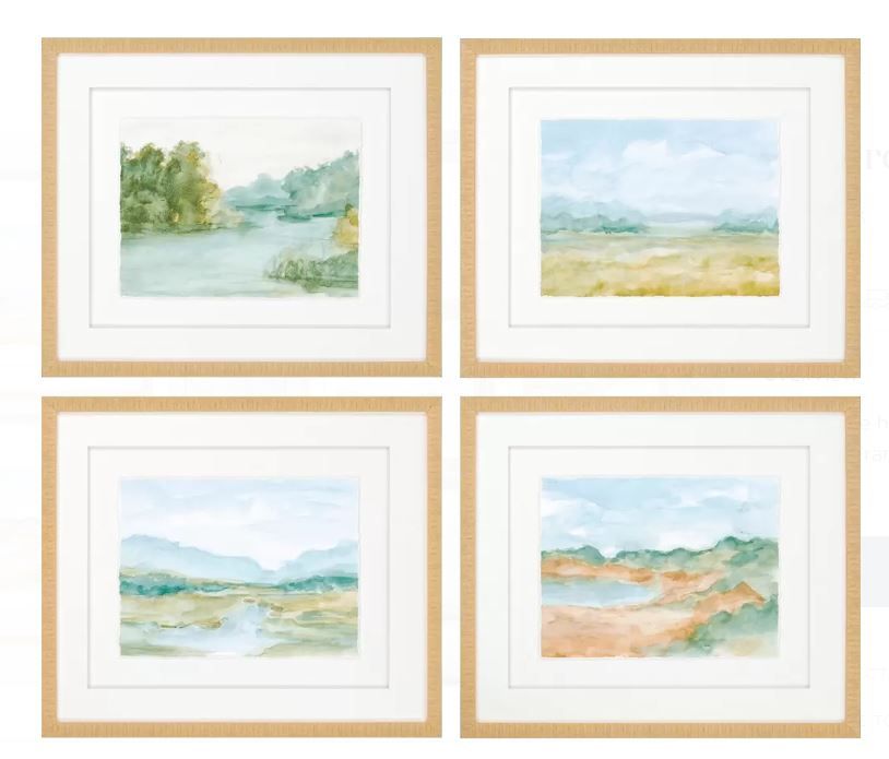 Picture of Watercolour Wall Art Set