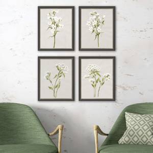 Picture of White Field Flowers Wall Art Set