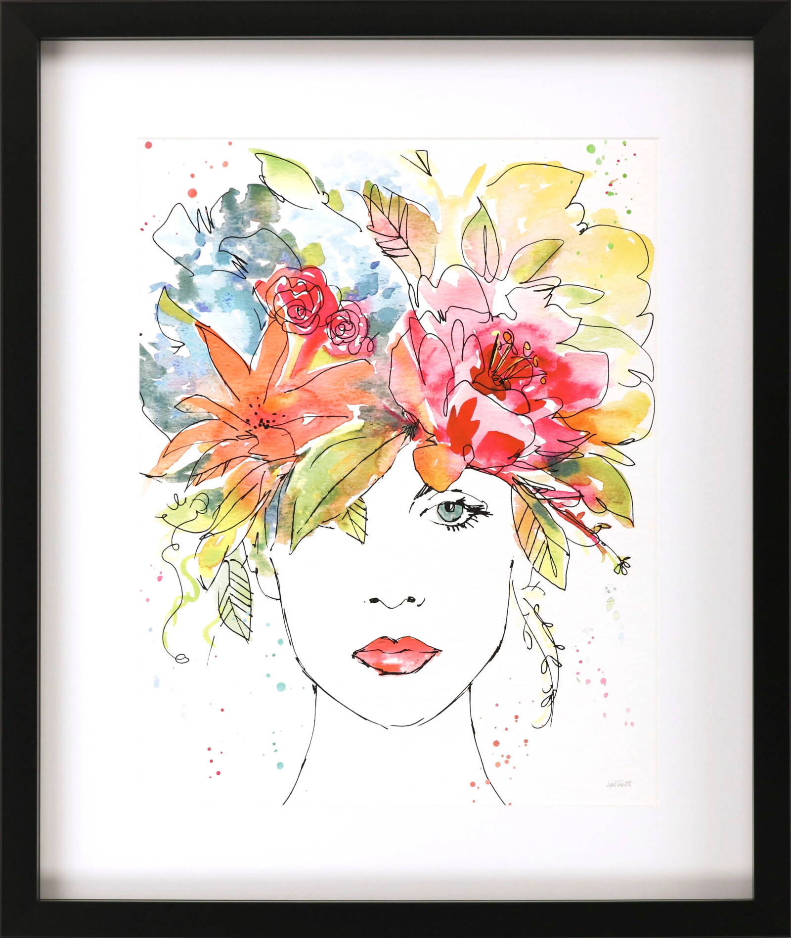 Picture of Floral Figure I Wall Art
