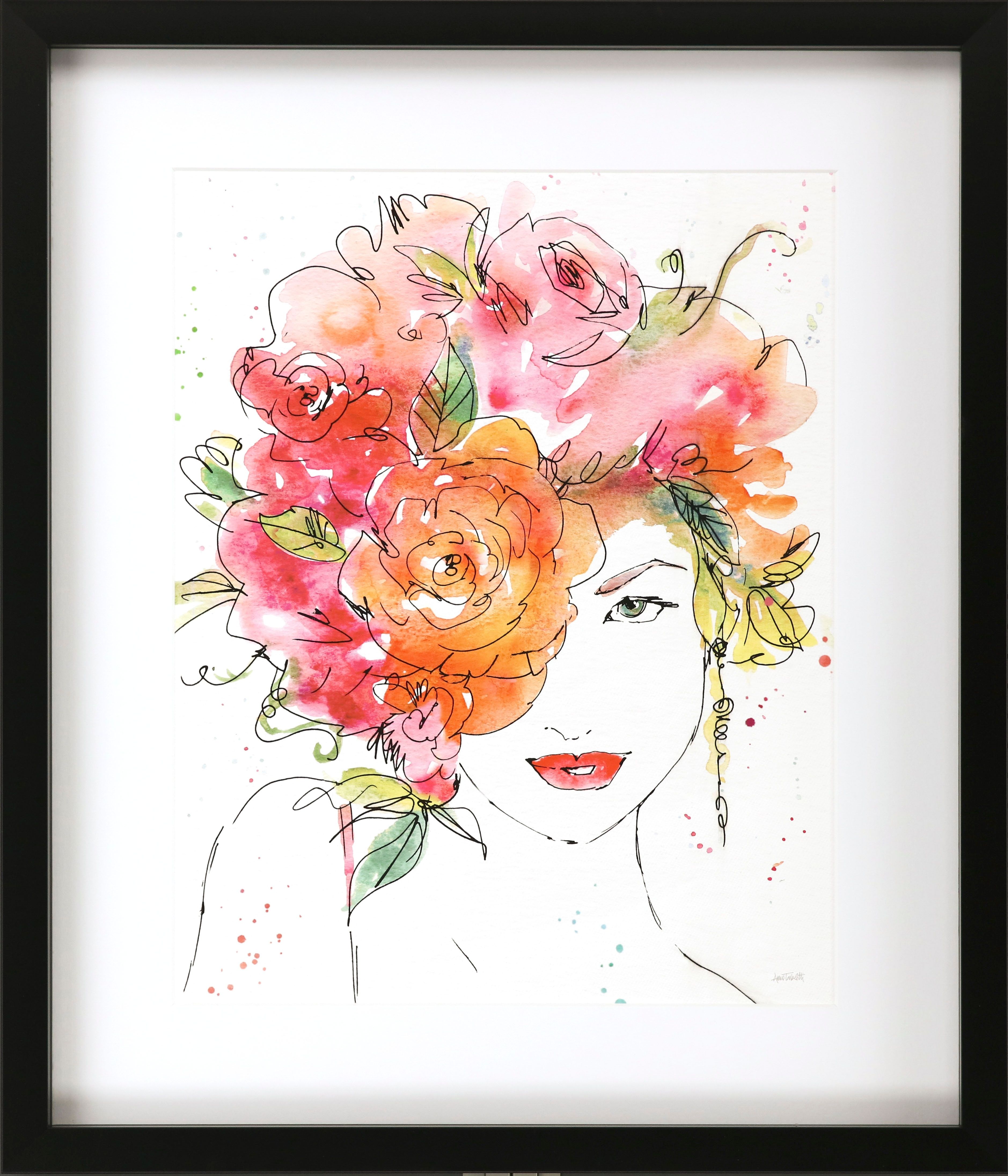 Picture of Floral Figure II Wall Art