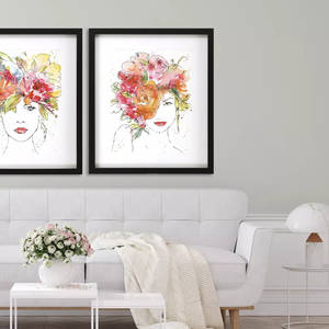 Picture of Floral Figure II Wall Art