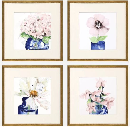 Picture of Fresh Flowers Wall Art Set