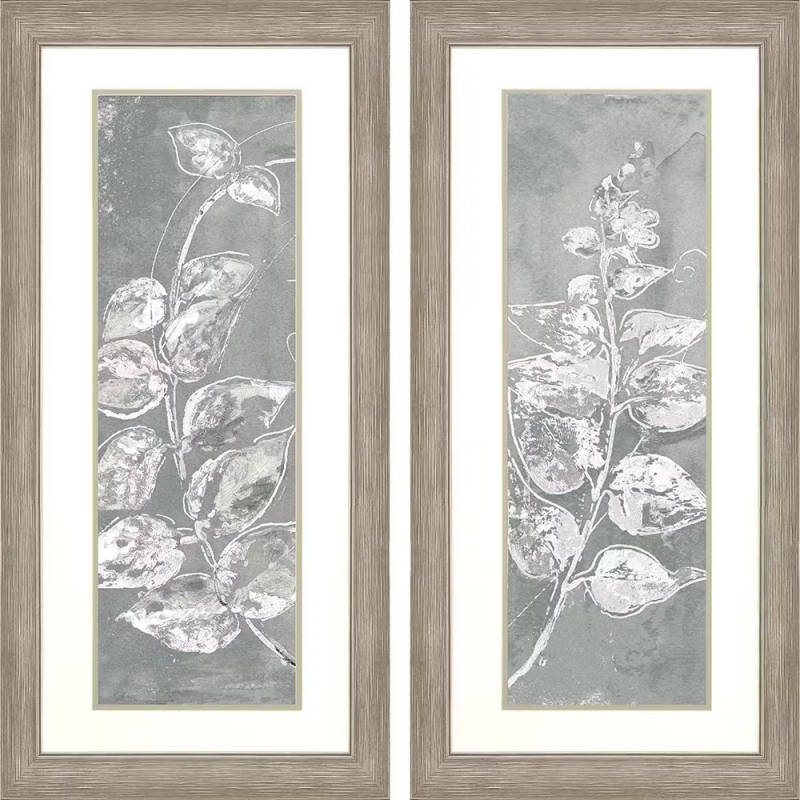 Picture of Elegant Leaves Wall Art Set