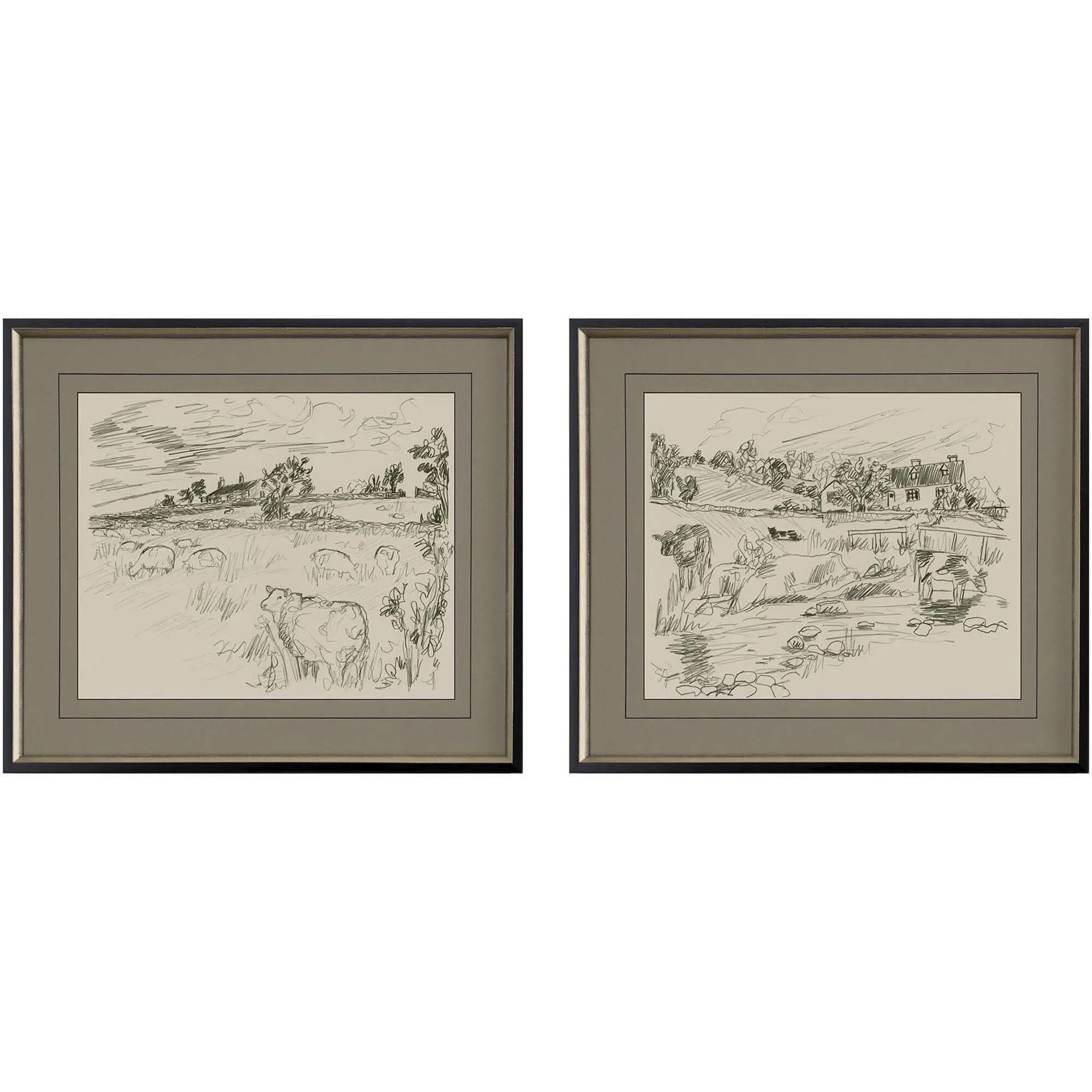 Picture of Sepia Scenes I Wall Art Set