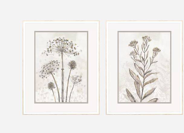Picture of Dried Floral II Wall Art Set
