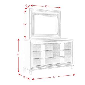 Picture of Twenty Nine Dresser & Mirror