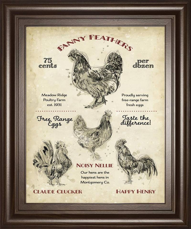 Picture of Hen House II Wall Art