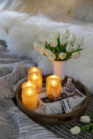 Picture of LED Wax Candles Set