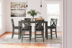 Picture of Caitbrook Counter Height Dining Table & 6 Stools