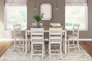 Picture of Skempton Counter Height Dining Table & 6 Stools