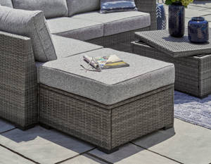 Picture of Petal Road Outdoor Sectional, Ottoman & Table