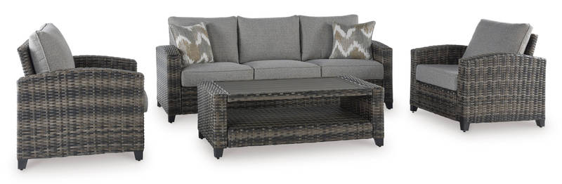 Picture of Oasis Court Outdoor Sofa, 2 Chairs & Table