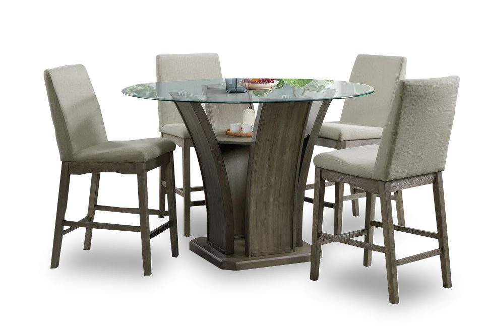 Picture of Dapper Counter Height Dining Table & 4 Stools