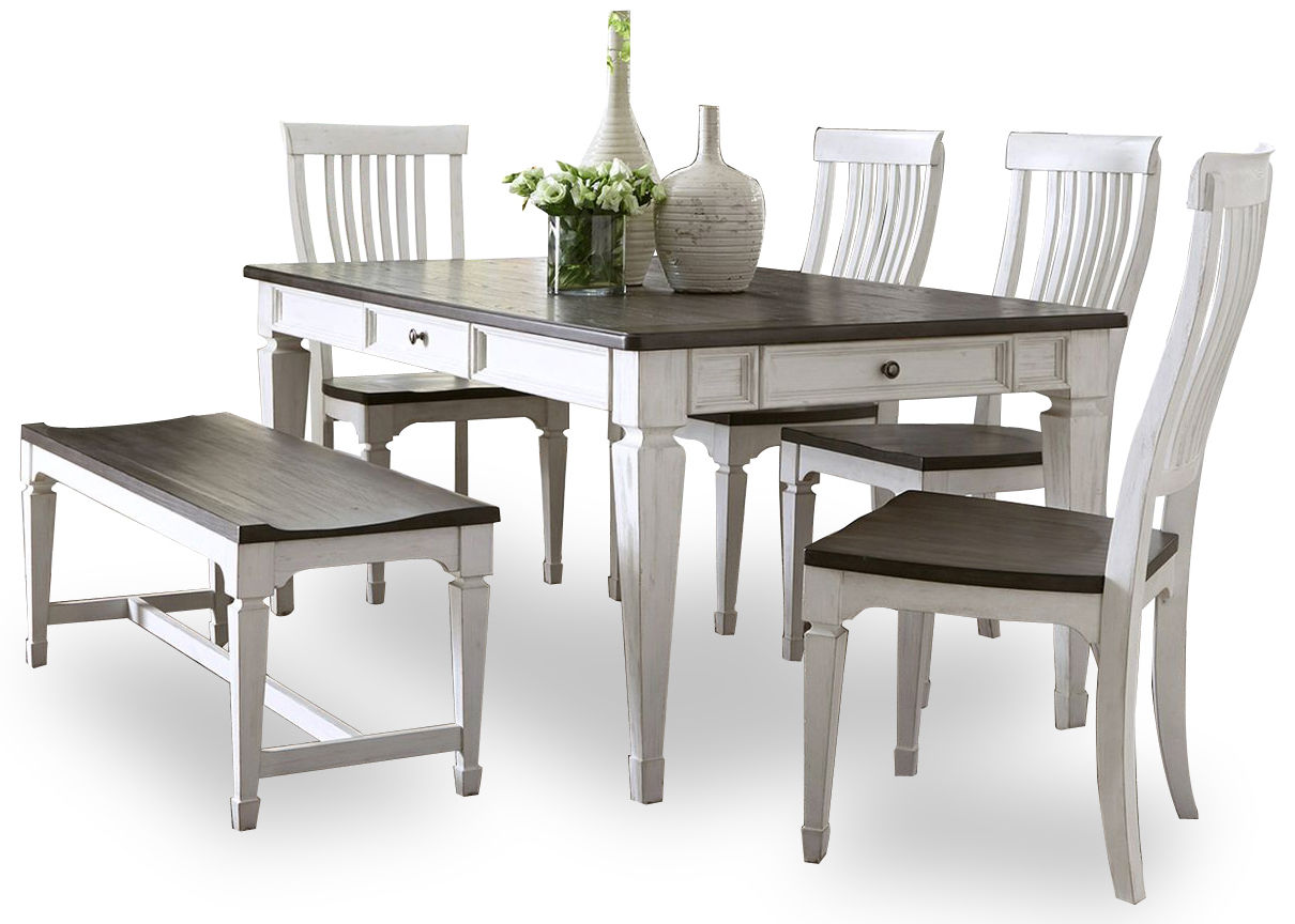 Picture of Allyson Park Table, 4 Chairs & Bench