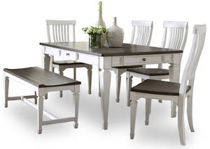 Picture of Allyson Park Table, 4 Chairs & Bench