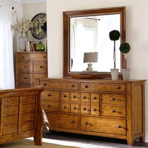 Picture of Grandpas Cabin Dresser & Mirror