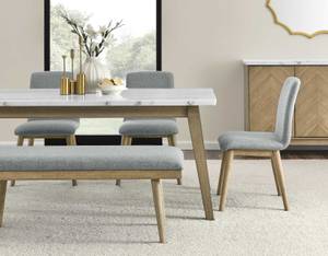 Picture of Vida Table, 4 Chairs & Bench