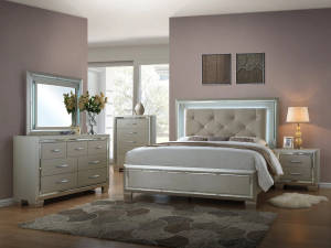 Picture of Platinum Dresser & Mirror
