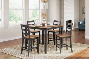 Picture of Gesthaven Counter Height Dining Table & 4 Stools