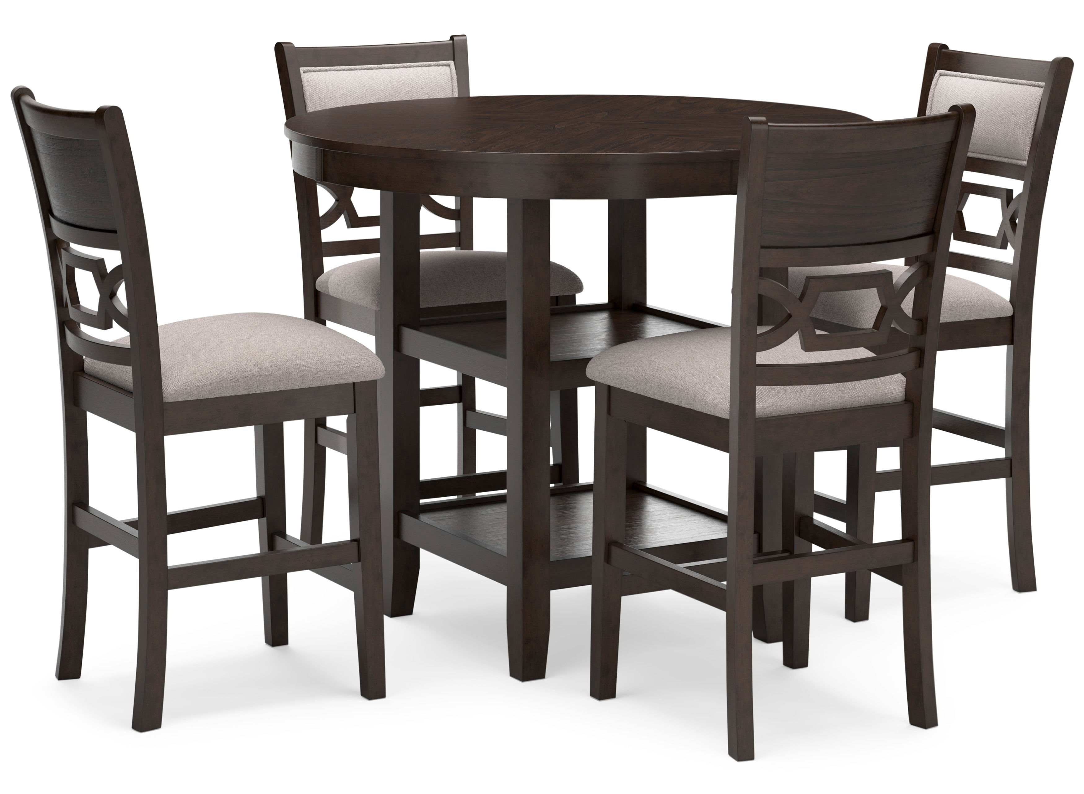 Picture of Langwest Counter Height Dining Table & 4 Stools