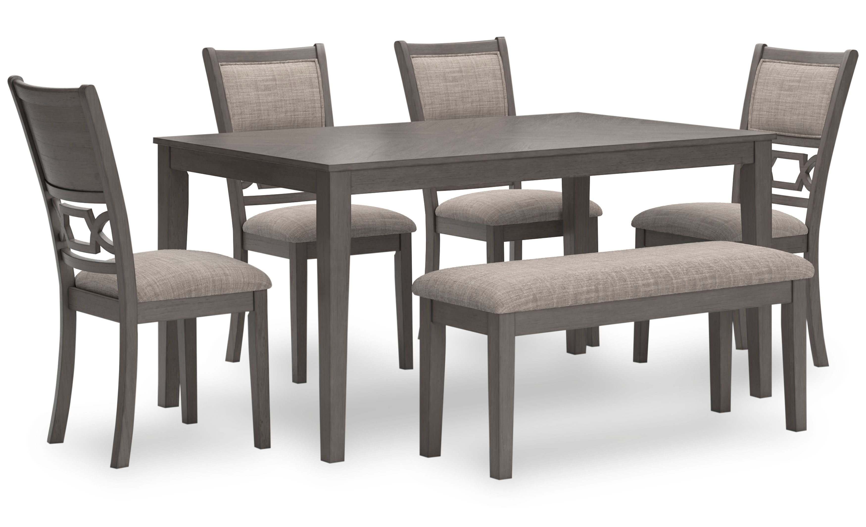 Picture of Wrenning Dining Table, 4 Chairs & Bench