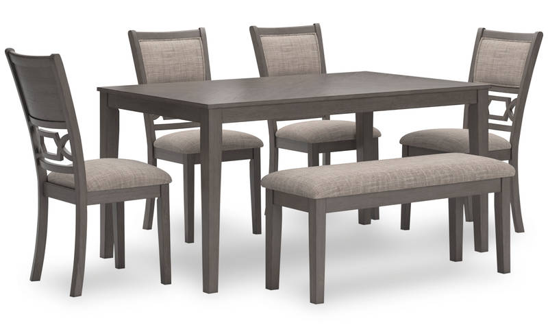 Picture of Wrenning Dining Table, 4 Chairs & Bench
