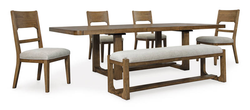 Picture of Cabalynn Dining Table, 4 Chairs & Bench