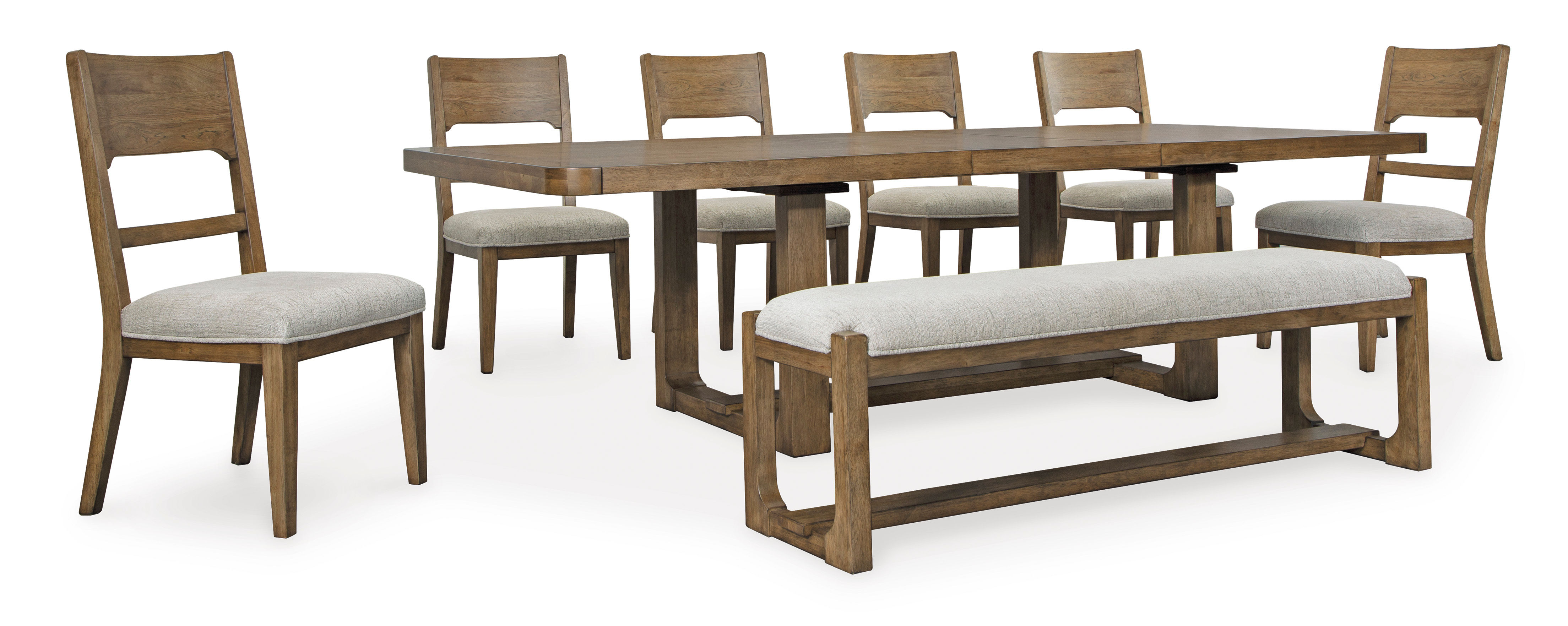 Picture of Cabalynn Dining Table, 6 Chairs & Bench
