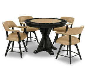 Picture of Rylie Counter Height Gaming Table & 4 Stools