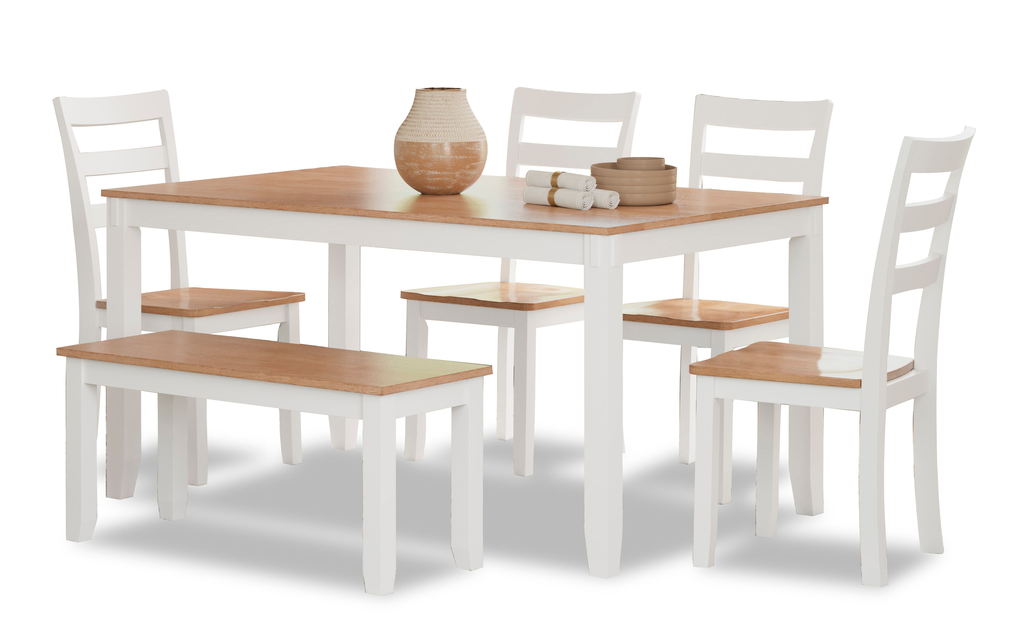 Picture of Gesthaven Dining Table, 4 Chairs & Bench