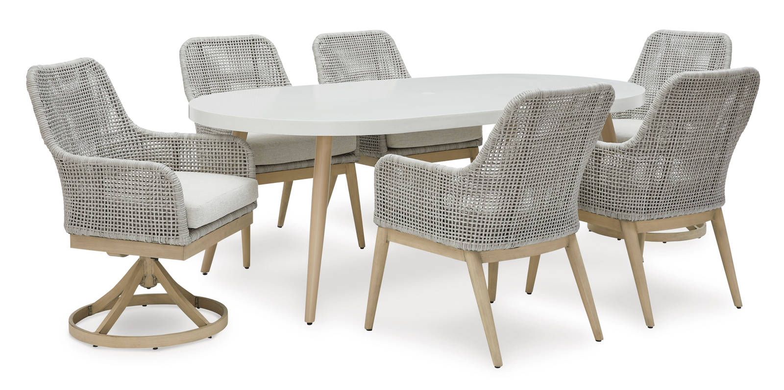 Picture of Seton Creek Outdoor Dining Table & 6 Chairs