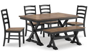 Picture of Wildenauer Dining Table, 4 Chairs & Bench