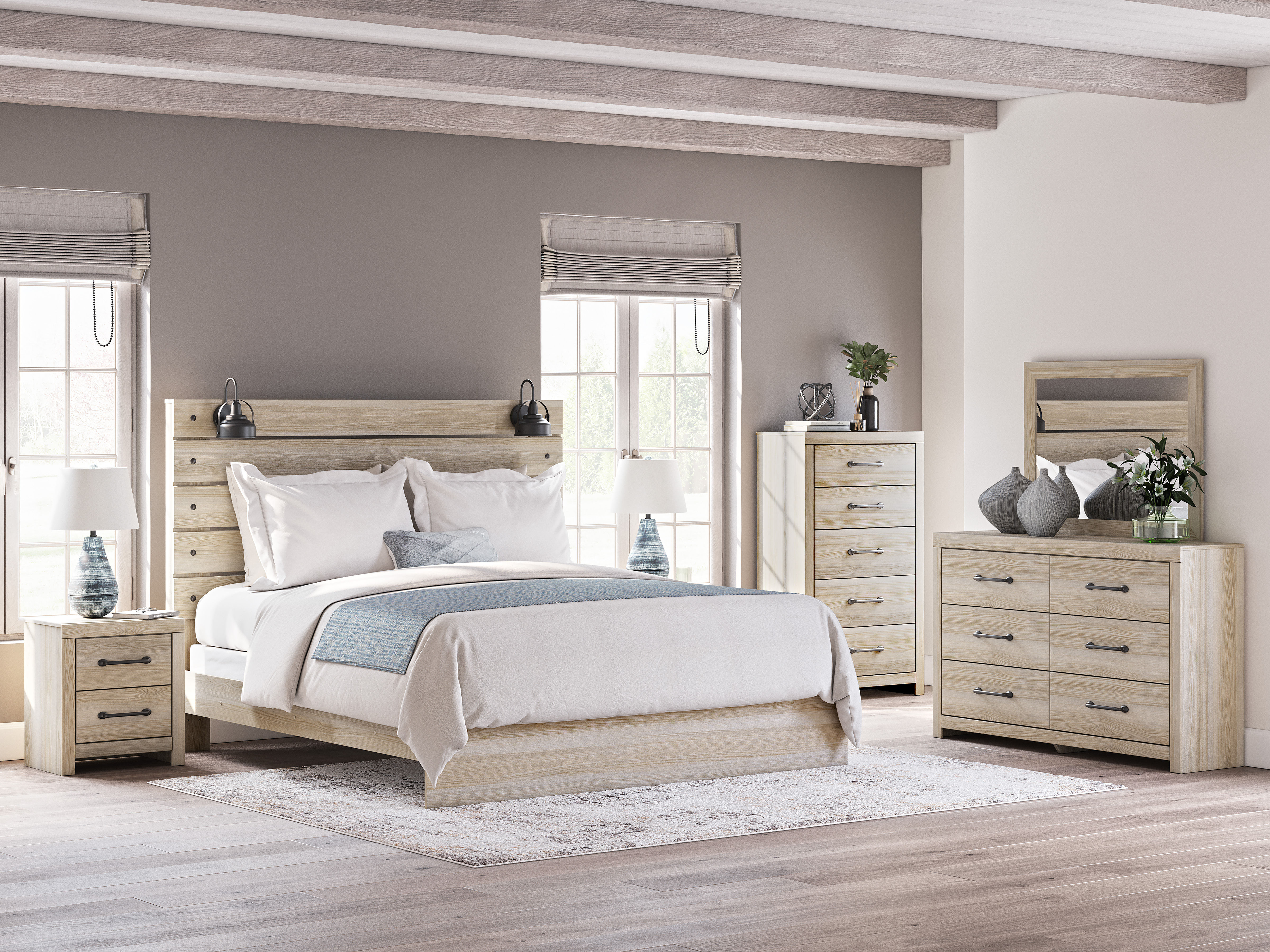 Picture of Senbry 5 Piece King Bedroom Group