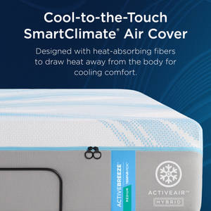 Picture of ActiveBreeze 2.0 Medium Hybrid Twin XL Mattress & ProSmart Air Adjustable Base