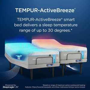 Picture of ActiveBreeze 2.0 Medium Hybrid Twin XL Mattress & ProSmart Air Adjustable Base