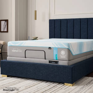 Picture of ActiveBreeze 2.0 Medium Hybrid Split King Mattress & ProSmart Air Adjustable Base