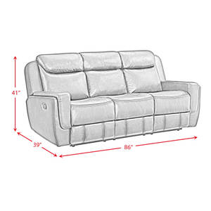Picture of Panther Reclining Sofa