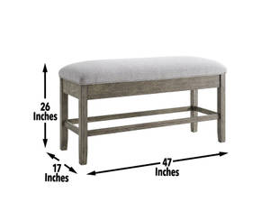 Picture of Grayson Counter Height Dining Bench
