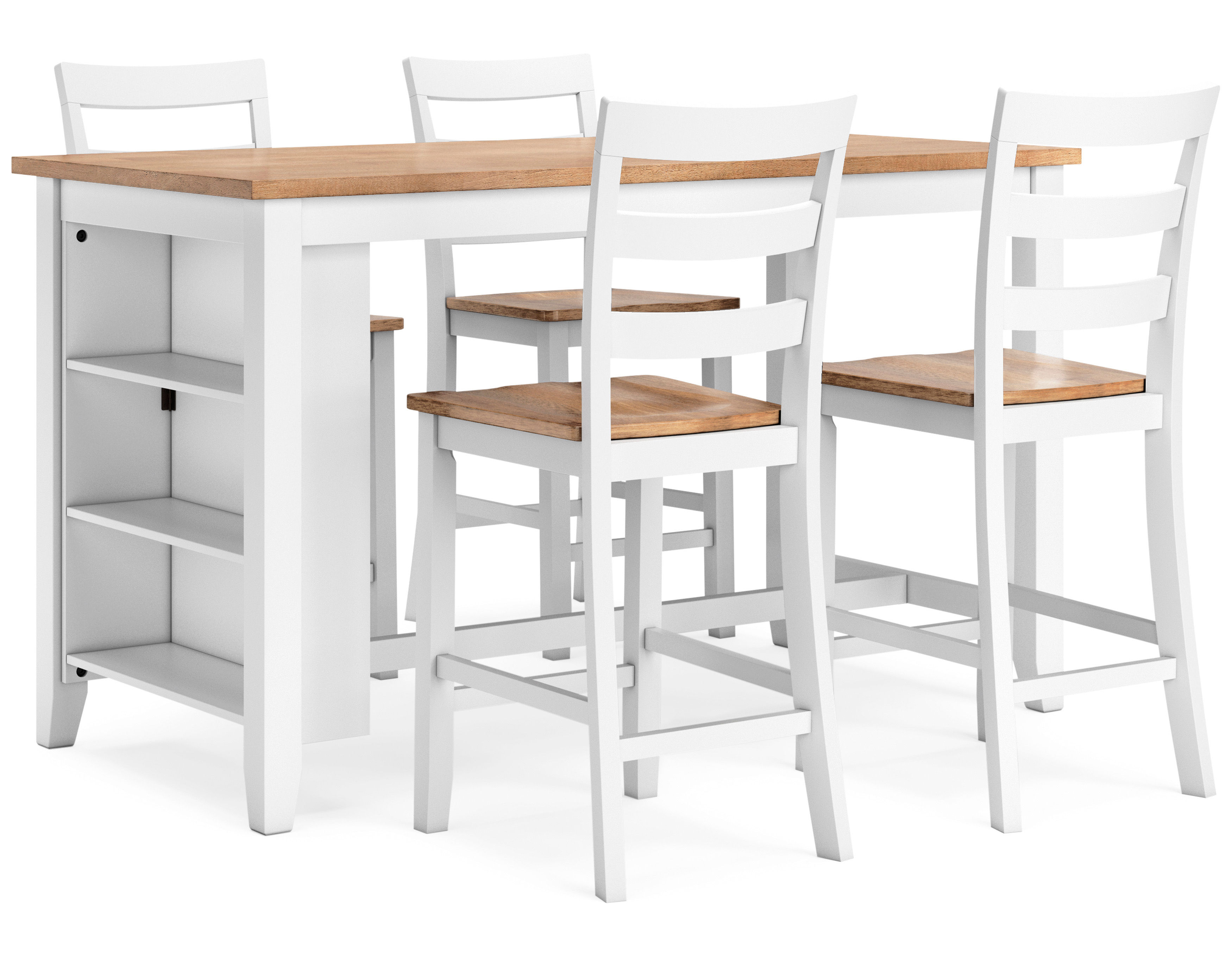 Picture of Gesthaven Counter Height Dining Table & 4 Stools