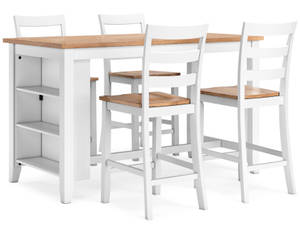 Picture of Gesthaven Counter Height Dining Table & 4 Stools