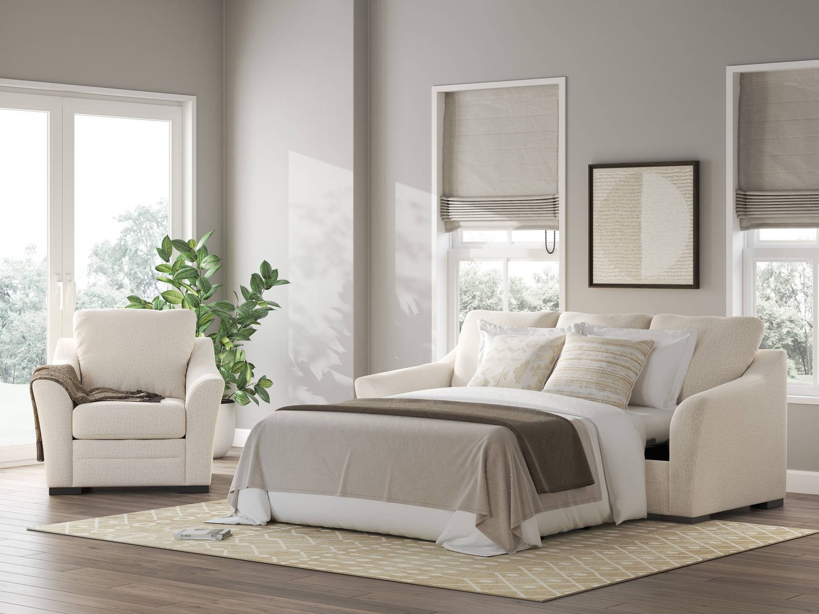 Picture of Lango Sofa Chaise Sleeper