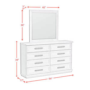Picture of Avalanche Dresser & Mirror