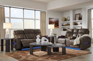 Picture of Warrior Peak Power Reclining Loveseat