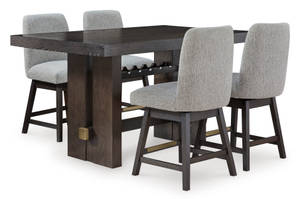 Picture of Burkhaus Counter Height Dining Table & 4 Stools