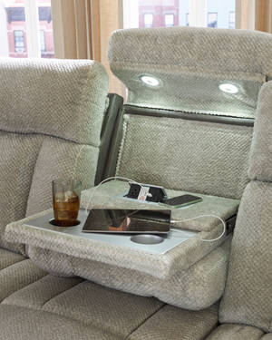 Picture of Stately Check Power Reclining Sofa