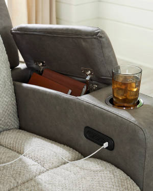 Picture of Stately Check Power Reclining Sofa