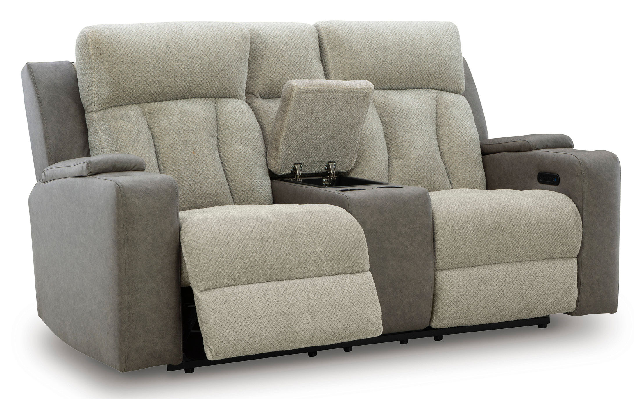 Picture of Stately Check Power Reclining Loveseat