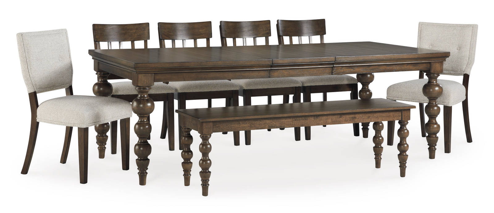 Picture of Veramond Dining Table, 6 Chairs & Bench